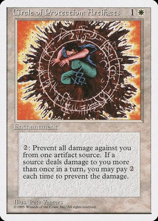 Circle of Protection: Artifacts [Fourth Edition] MTG Single Magic: The Gathering  | Multizone: Comics And Games