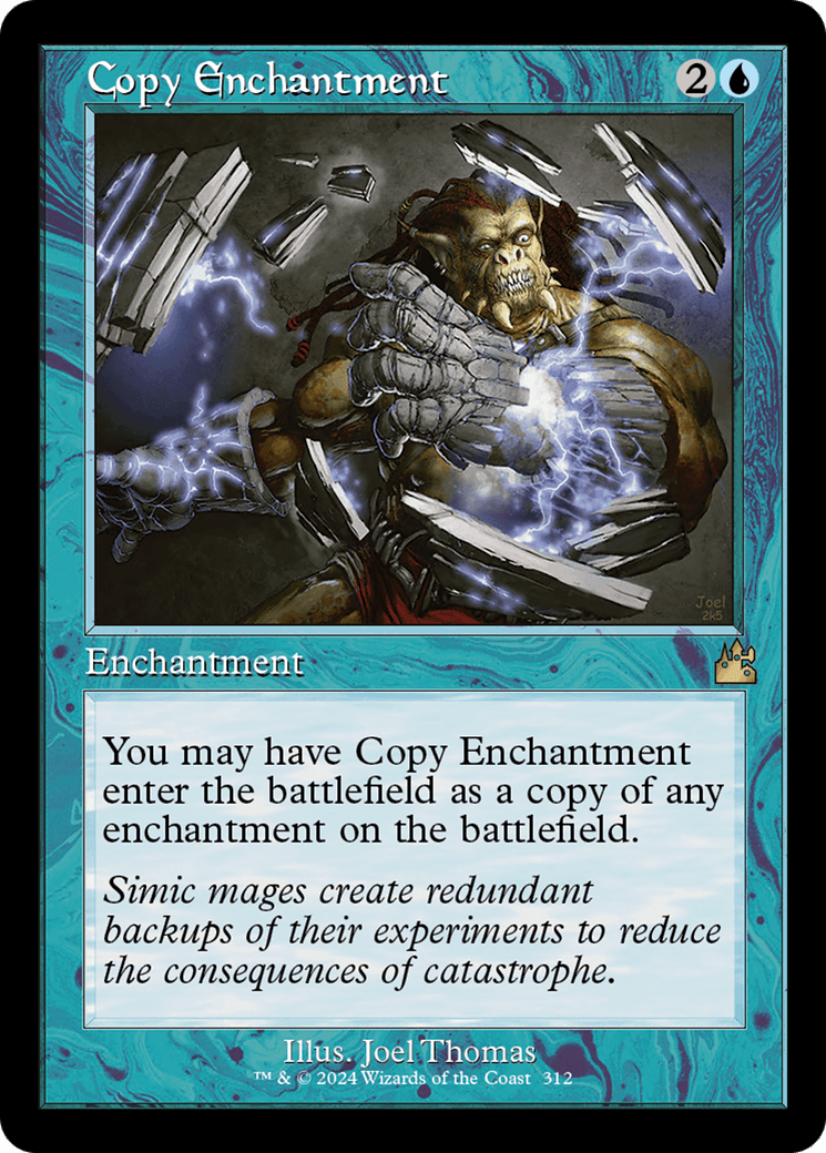 Copy Enchantment (Retro Frame) [Ravnica Remastered] MTG Single Magic: The Gathering  | Multizone: Comics And Games