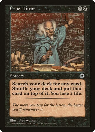 Cruel Tutor [Portal] MTG Single Magic: The Gathering  | Multizone: Comics And Games