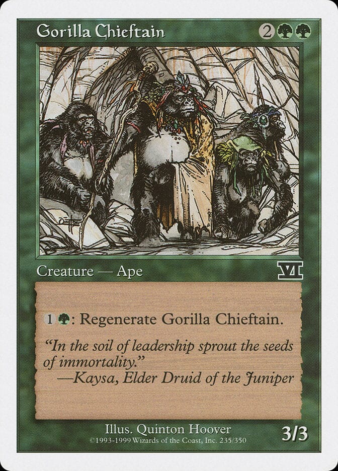 Gorilla Chieftain [Classic Sixth Edition] MTG Single Magic: The Gathering  | Multizone: Comics And Games