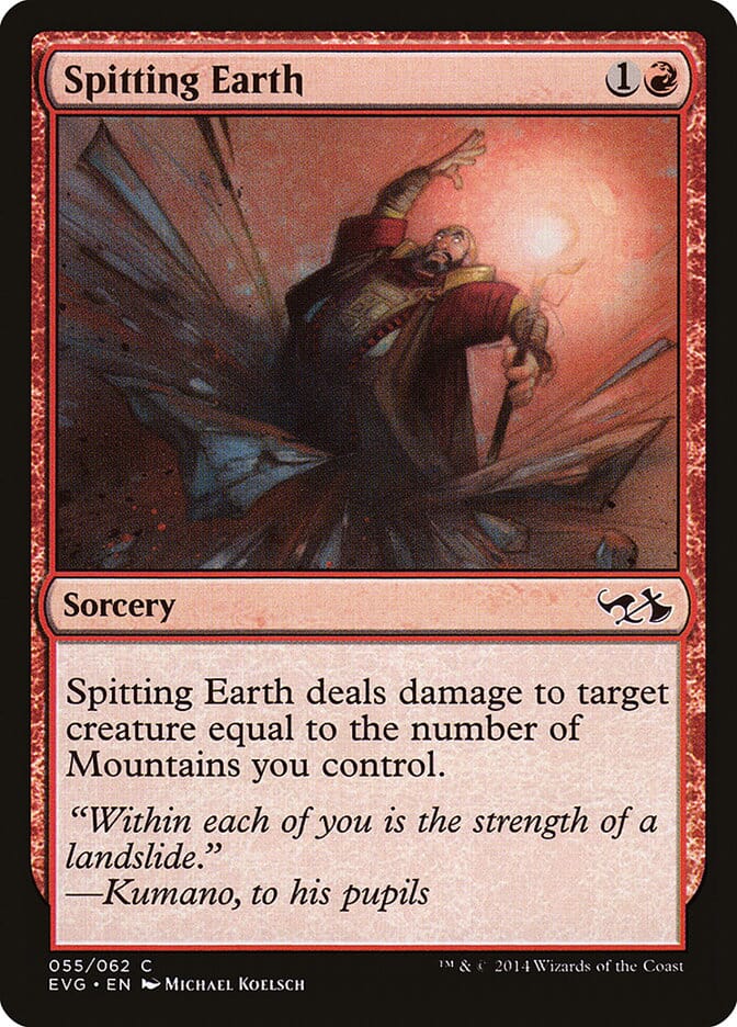 Spitting Earth (Elves vs. Goblins) [Duel Decks Anthology] MTG Single Magic: The Gathering  | Multizone: Comics And Games