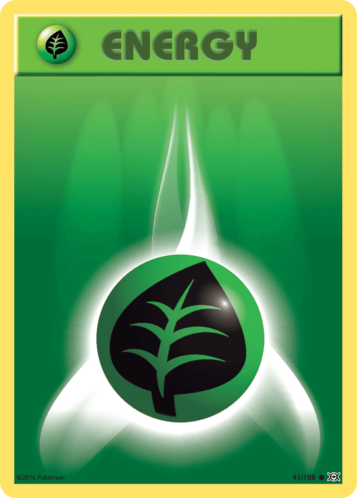 Grass Energy (91/108) [XY: Evolutions] Pokemon Single Pokémon  | Multizone: Comics And Games