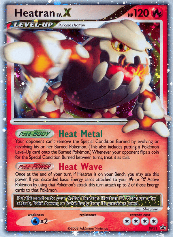 Heatran LV.X (DP31) [Diamond & Pearl: Black Star Promos] Pokemon Single Pokémon  | Multizone: Comics And Games