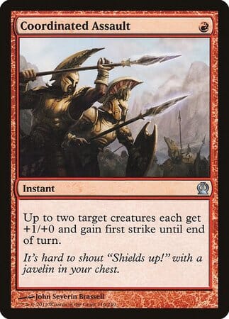 Coordinated Assault [Theros] MTG Single Magic: The Gathering  | Multizone: Comics And Games