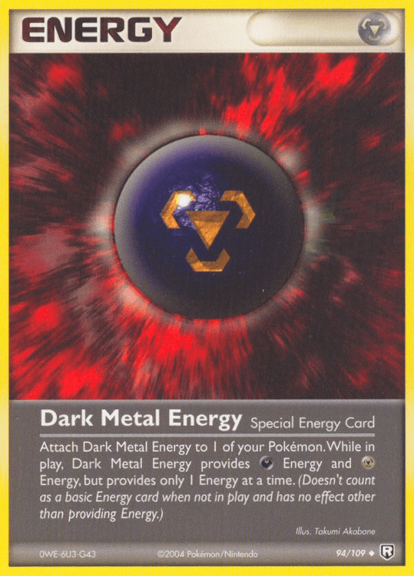 Dark Metal Energy (94/109) [EX: Team Rocket Returns] Pokemon Single Pokémon  | Multizone: Comics And Games