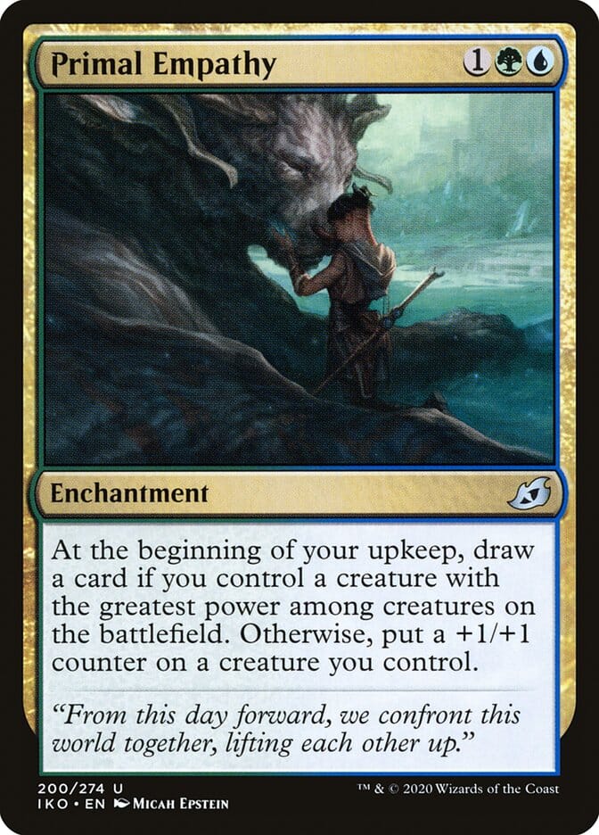 Primal Empathy [Ikoria: Lair of Behemoths] MTG Single Magic: The Gathering  | Multizone: Comics And Games