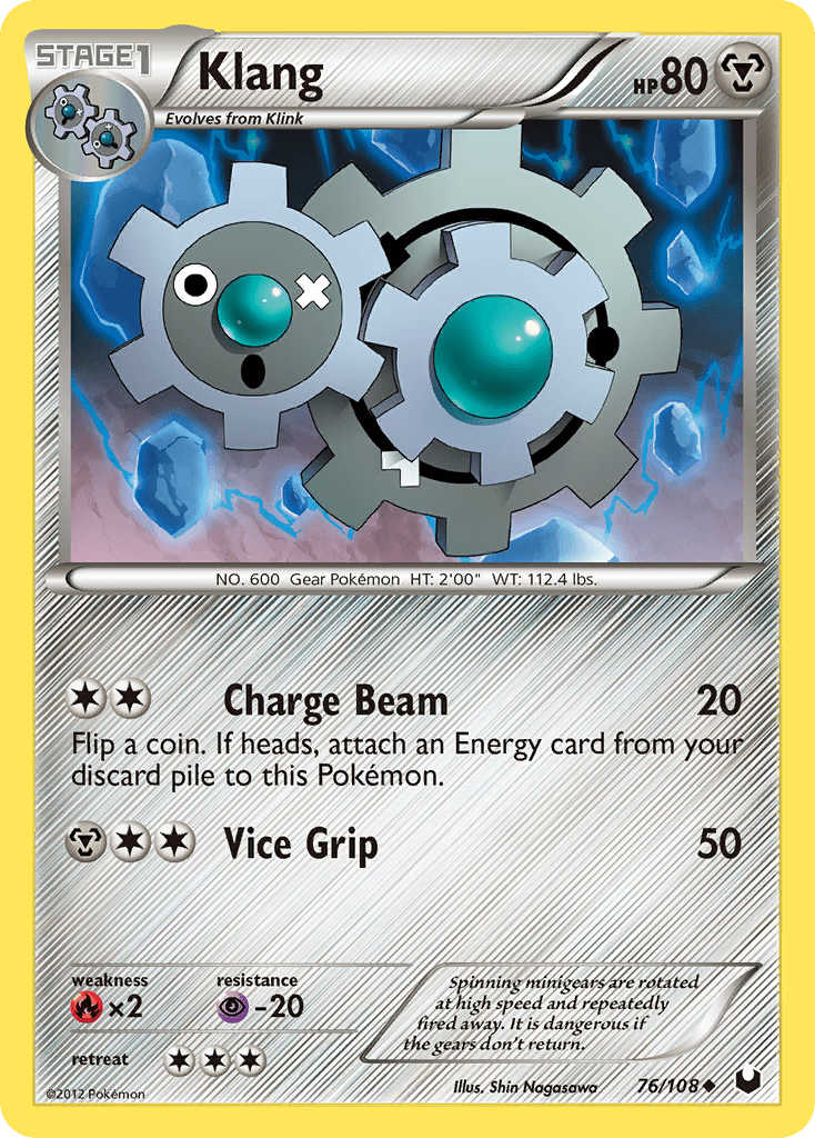 Klang (76/108) [Black & White: Dark Explorers] Pokemon Single Pokémon  | Multizone: Comics And Games