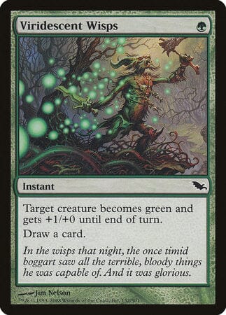 Viridescent Wisps [Shadowmoor] MTG Single Magic: The Gathering  | Multizone: Comics And Games