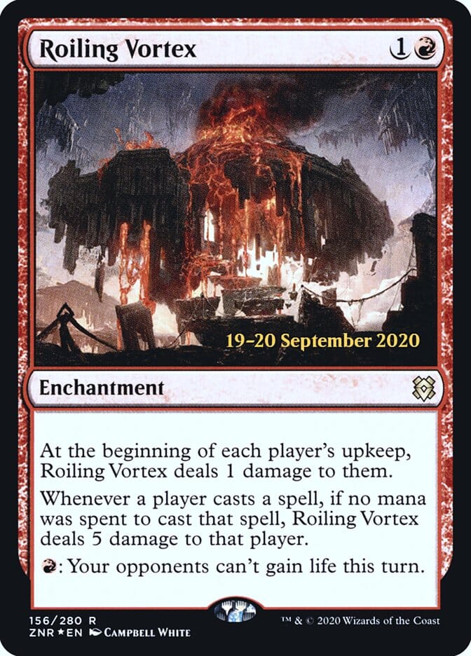 Roiling Vortex [Zendikar Rising Prerelease Promos] MTG Single Magic: The Gathering  | Multizone: Comics And Games