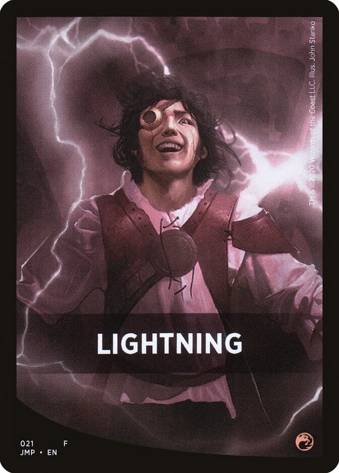 Lightning Theme Card [Jumpstart Front Cards] MTG Single Magic: The Gathering  | Multizone: Comics And Games
