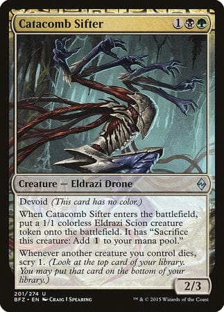 Catacomb Sifter [Battle for Zendikar] MTG Single Magic: The Gathering  | Multizone: Comics And Games