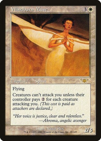 Windborn Muse [Legions] MTG Single Magic: The Gathering  | Multizone: Comics And Games