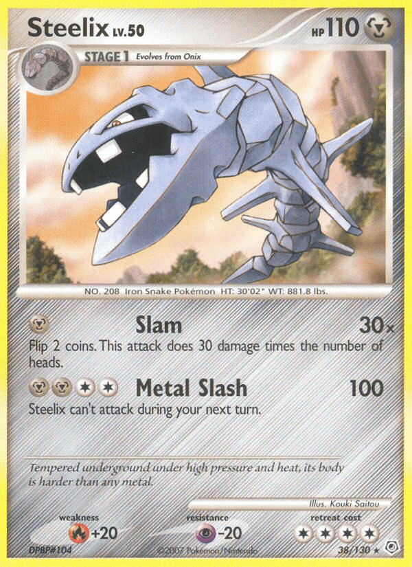 Steelix (38/130) [Diamond & Pearl: Base Set] Pokemon Single Pokémon  | Multizone: Comics And Games