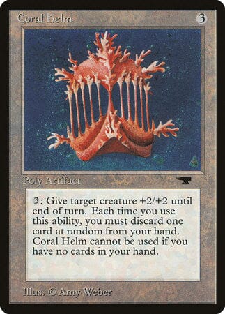 Coral Helm [Antiquities] MTG Single Magic: The Gathering  | Multizone: Comics And Games