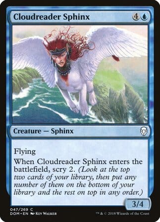 Cloudreader Sphinx [Dominaria] MTG Single Magic: The Gathering  | Multizone: Comics And Games