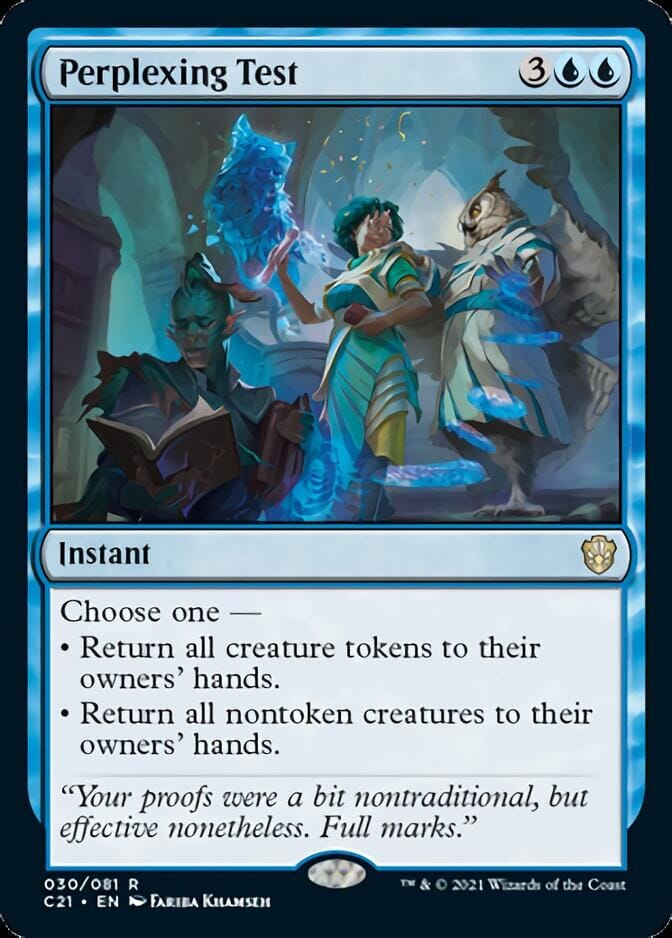 Perplexing Test [Commander 2021] MTG Single Magic: The Gathering  | Multizone: Comics And Games