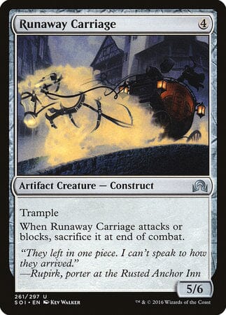 Runaway Carriage [Shadows over Innistrad] MTG Single Magic: The Gathering  | Multizone: Comics And Games