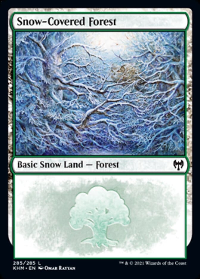 Snow-Covered Forest (285) [Kaldheim] MTG Single Magic: The Gathering  | Multizone: Comics And Games