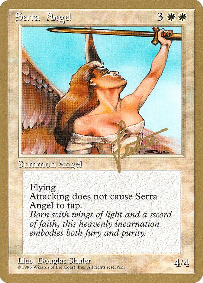 Serra Angel (Bertrand Lestree) [Pro Tour Collector Set] MTG Single Magic: The Gathering  | Multizone: Comics And Games