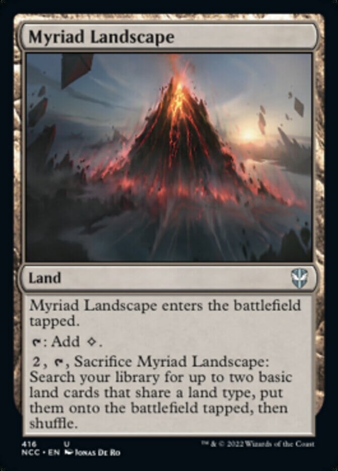 Myriad Landscape [Streets of New Capenna Commander] MTG Single Magic: The Gathering  | Multizone: Comics And Games