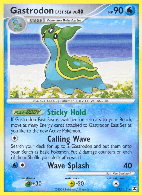Gastrodon East Sea (21/111) [Platinum: Rising Rivals] Pokemon Single Pokémon  | Multizone: Comics And Games