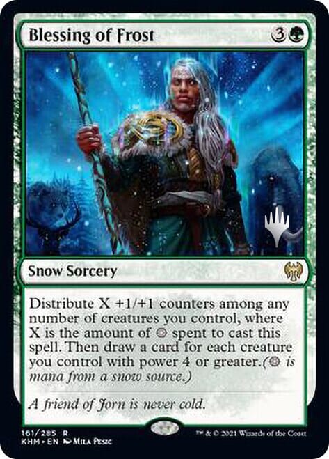 Blessing of Frost [Kaldheim Promo Pack] MTG Single Magic: The Gathering  | Multizone: Comics And Games