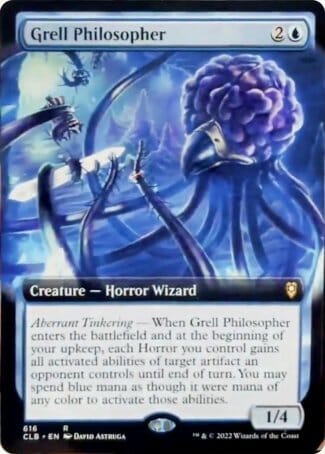 Grell Philosopher (Extended Art) [Commander Legends: Battle for Baldur's Gate] MTG Single Magic: The Gathering  | Multizone: Comics And Games