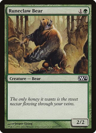 Runeclaw Bear [Magic 2012] MTG Single Magic: The Gathering  | Multizone: Comics And Games