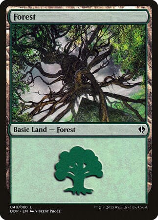 Forest (40) [Duel Decks: Zendikar vs. Eldrazi] MTG Single Magic: The Gathering  | Multizone: Comics And Games