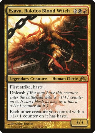 Exava, Rakdos Blood Witch [Dragon's Maze] MTG Single Magic: The Gathering  | Multizone: Comics And Games