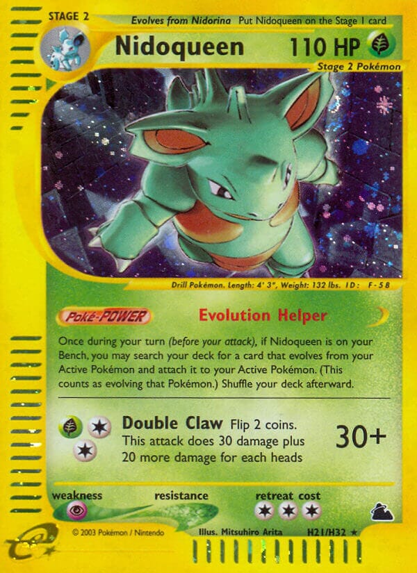 Nidoqueen (H21/H32) [Skyridge] Pokemon Single Pokémon  | Multizone: Comics And Games