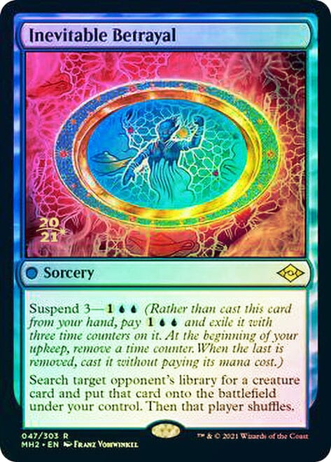 Inevitable Betrayal [Modern Horizons 2 Prerelease Promos] MTG Single Magic: The Gathering  | Multizone: Comics And Games