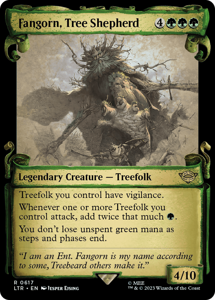 Fangorn, Tree Shepherd [The Lord of the Rings: Tales of Middle-Earth Showcase Scrolls] MTG Single Magic: The Gathering  | Multizone: Comics And Games