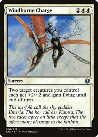 Windborne Charge [Conspiracy: Take the Crown] MTG Single Magic: The Gathering  | Multizone: Comics And Games