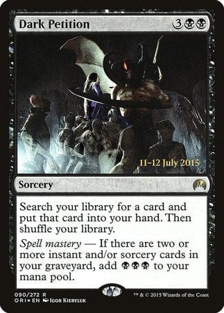 Dark Petition [Magic Origins Promos] MTG Single Magic: The Gathering  | Multizone: Comics And Games