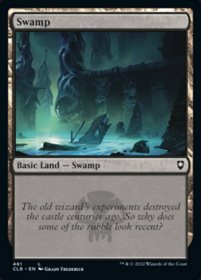 Swamp (461) [Commander Legends: Battle for Baldur's Gate] MTG Single Magic: The Gathering  | Multizone: Comics And Games