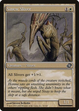 Sinew Sliver [Planar Chaos] MTG Single Magic: The Gathering  | Multizone: Comics And Games