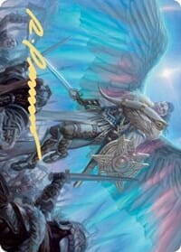 Resplendent Marshal Art Card (Gold-Stamped Signature) [Kaldheim: Art Series] MTG Single Magic: The Gathering  | Multizone: Comics And Games