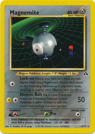 Magnemite (26/75) [Neo Discovery Unlimited] Pokemon Single Pokémon  | Multizone: Comics And Games