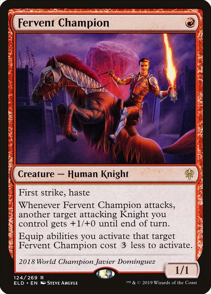 Fervent Champion [Throne of Eldraine] MTG Single Magic: The Gathering  | Multizone: Comics And Games