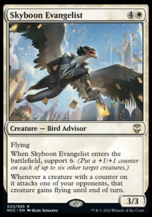 Skyboon Evangelist (Promo Pack) [Streets of New Capenna Commander Promos] MTG Single Magic: The Gathering  | Multizone: Comics And Games