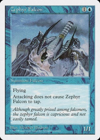 Zephyr Falcon [Fifth Edition] MTG Single Magic: The Gathering  | Multizone: Comics And Games