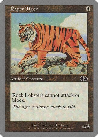 Paper Tiger [Unglued] MTG Single Magic: The Gathering  | Multizone: Comics And Games