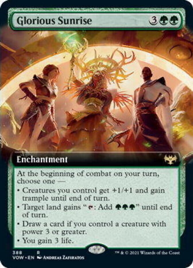 Glorious Sunrise (Extended) [Innistrad: Crimson Vow] MTG Single Magic: The Gathering  | Multizone: Comics And Games