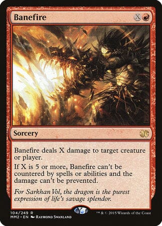 Banefire [Modern Masters 2015] MTG Single Magic: The Gathering  | Multizone: Comics And Games