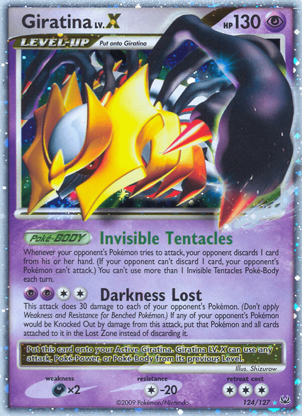 Giratina LV.X (124/127) [Platinum: Base Set] Pokemon Single Pokémon  | Multizone: Comics And Games