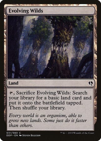 Evolving Wilds [Duel Decks: Zendikar vs. Eldrazi] MTG Single Magic: The Gathering  | Multizone: Comics And Games