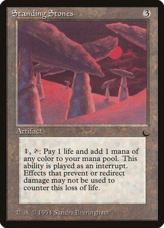 Standing Stones [The Dark] MTG Single Magic: The Gathering  | Multizone: Comics And Games
