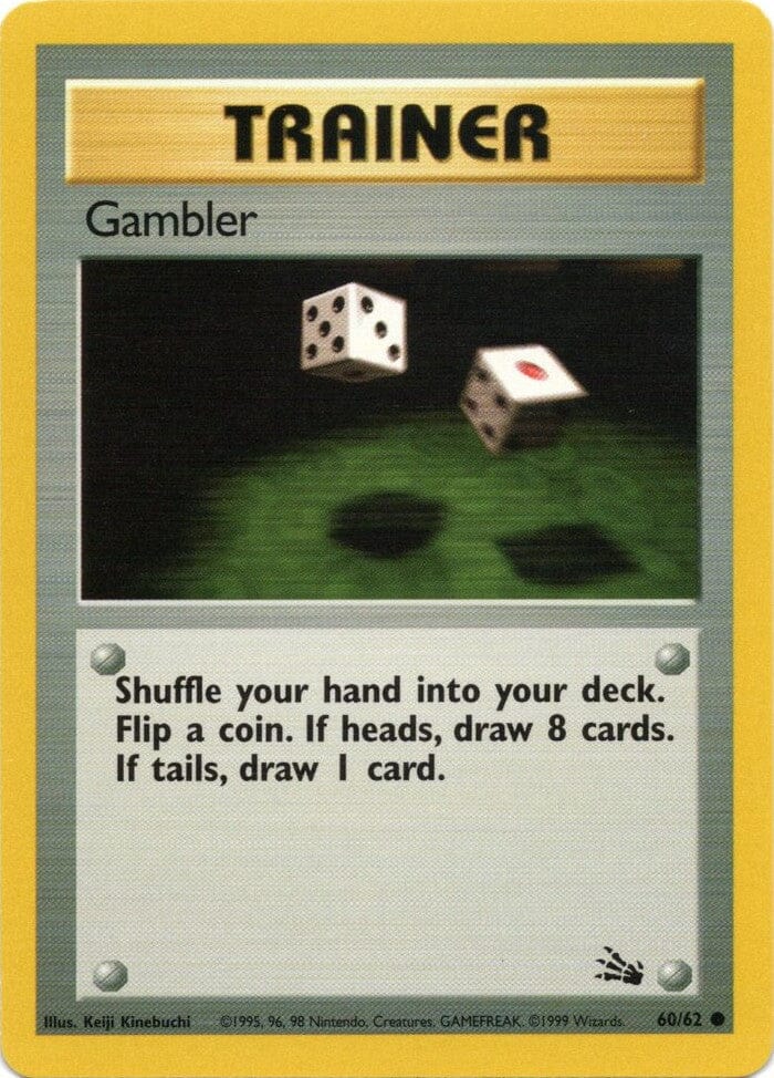 Gambler (60/62) [Fossil Unlimited] Pokemon Single Pokémon  | Multizone: Comics And Games