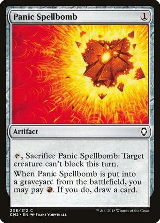 Panic Spellbomb [Commander Anthology Volume II] MTG Single Magic: The Gathering  | Multizone: Comics And Games